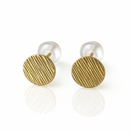 10K Nail Head Stud Earrings